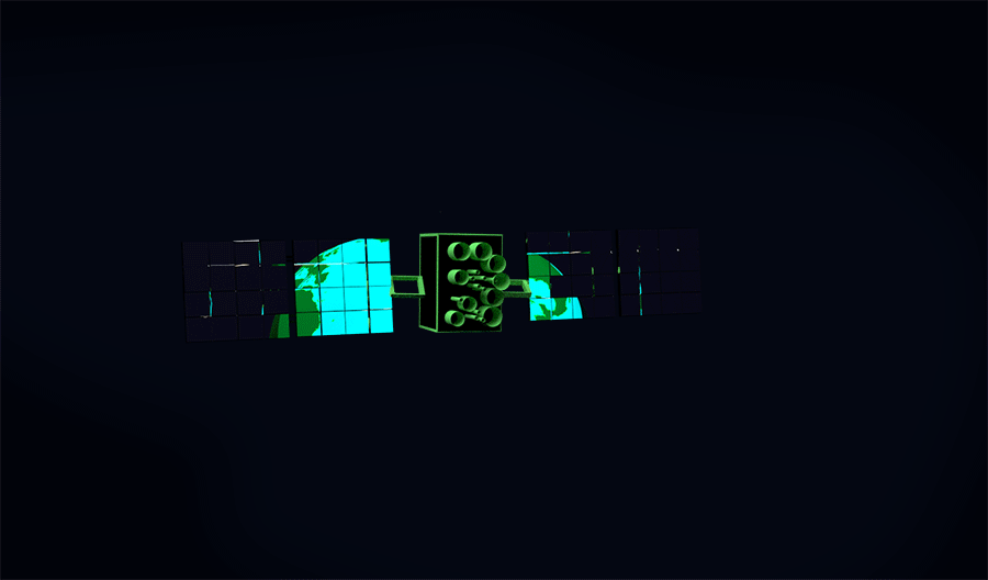 Abstract Geometry - 3D rendered abstract composition